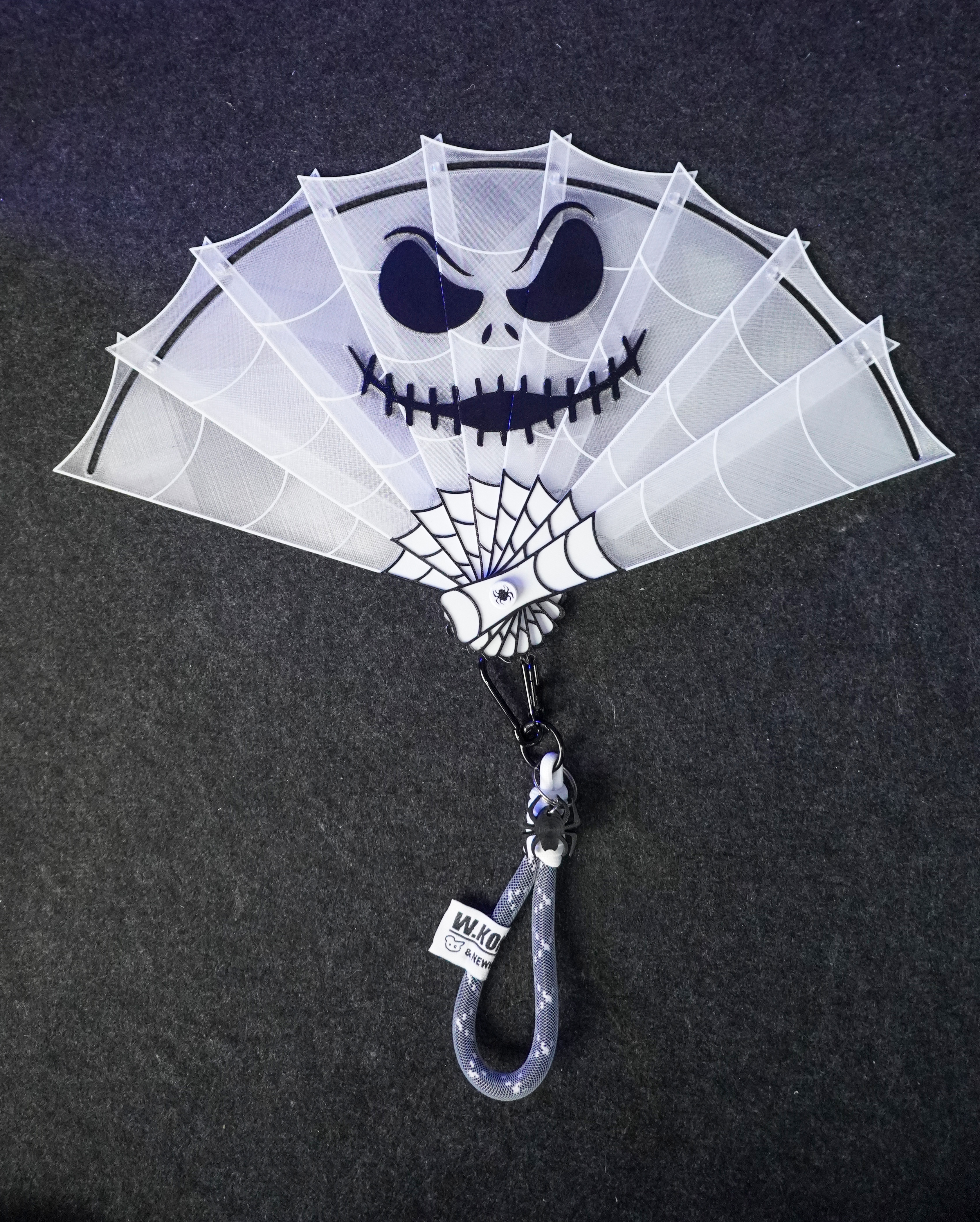 Nightweb Folding Fan – Portable Halloween Hand Fan - 1