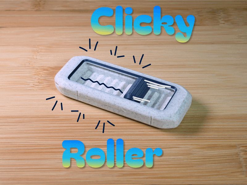Fidget Clicky Roller Toy