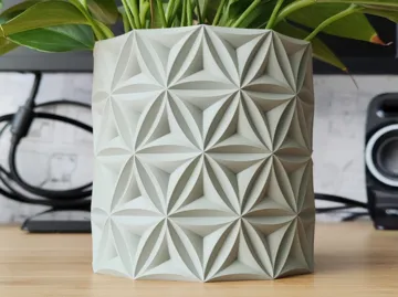 Maceta decorativa: Bamboo Flower Plant pot and Planter - Vase mode — vista de referencia 3