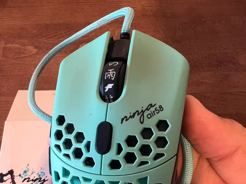 mousewheel for Finalmouse Ninja Air58 