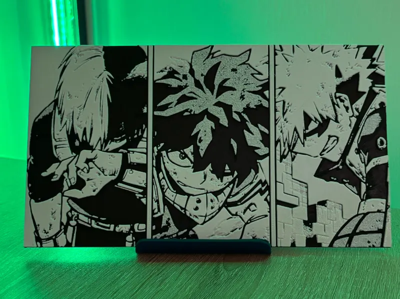 My hero academia - manga panel 