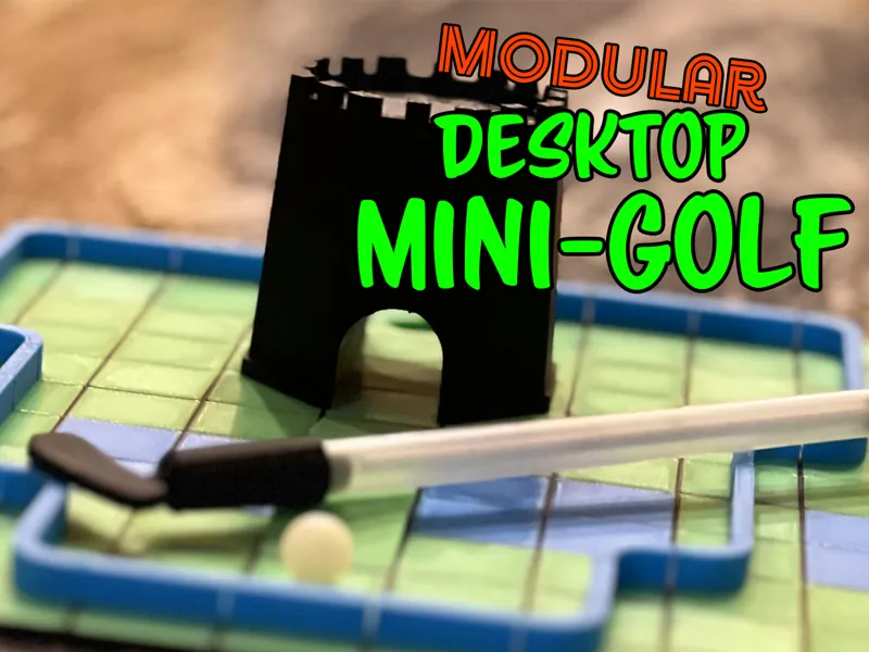 The ORIGINAL Modular Desktop Mini Golf Set