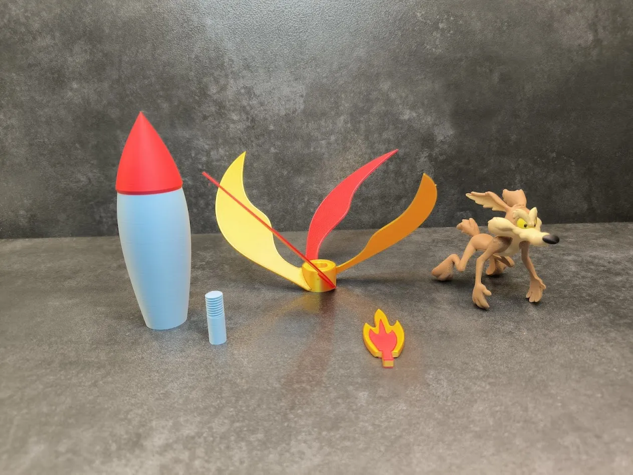 Coyote Rocket - Wind Spinner view 4