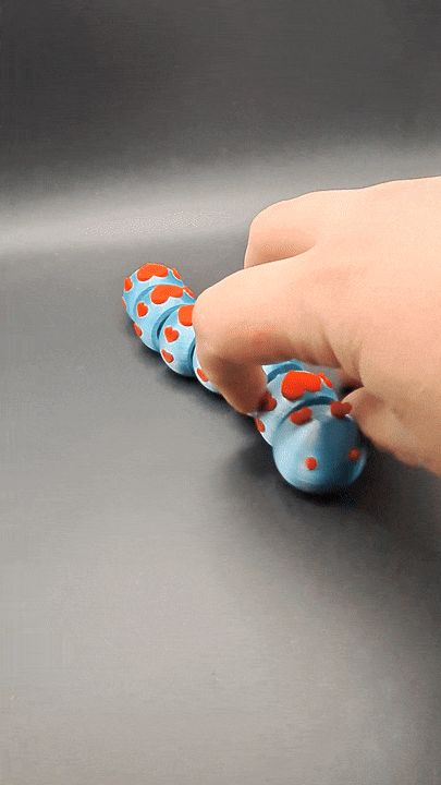Articulated Love Bug | Print-in-Place Flexi Fidget
