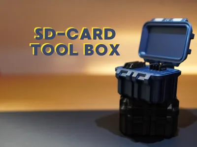SD Card Box Tool Box - No screws