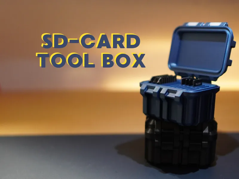 SD Card Box Tool Box - No screws