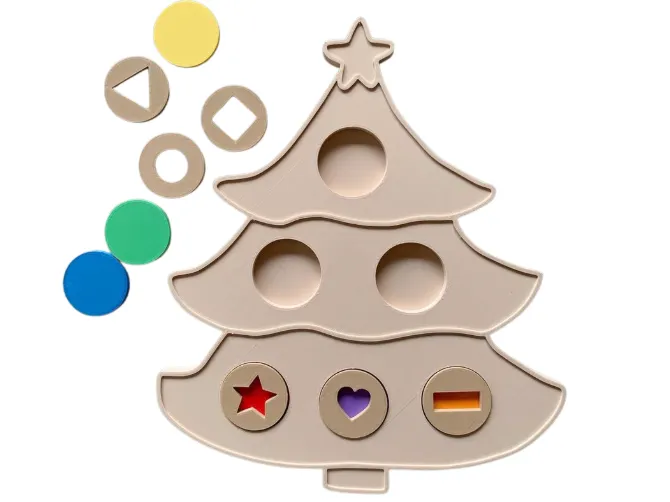 Christmas shape game