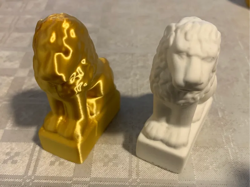 Lion on a pedestal