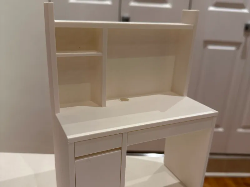 Modern 1:6 Scale Dollhouse Desk