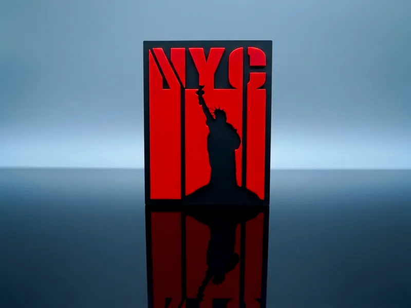 NYC Statue of Liberty Skyline Wall Art