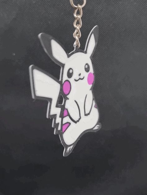 Pikachu - Double sided keychain