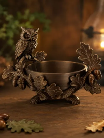 Letrero o emblema decorativo: Owl Bowl / Woodland Owl Dish — vista de referencia 2