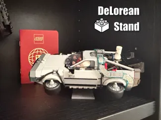 Display stand for DeLorean Brick