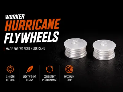 Worker Hurricane Flywheels Lightweight + High Grip