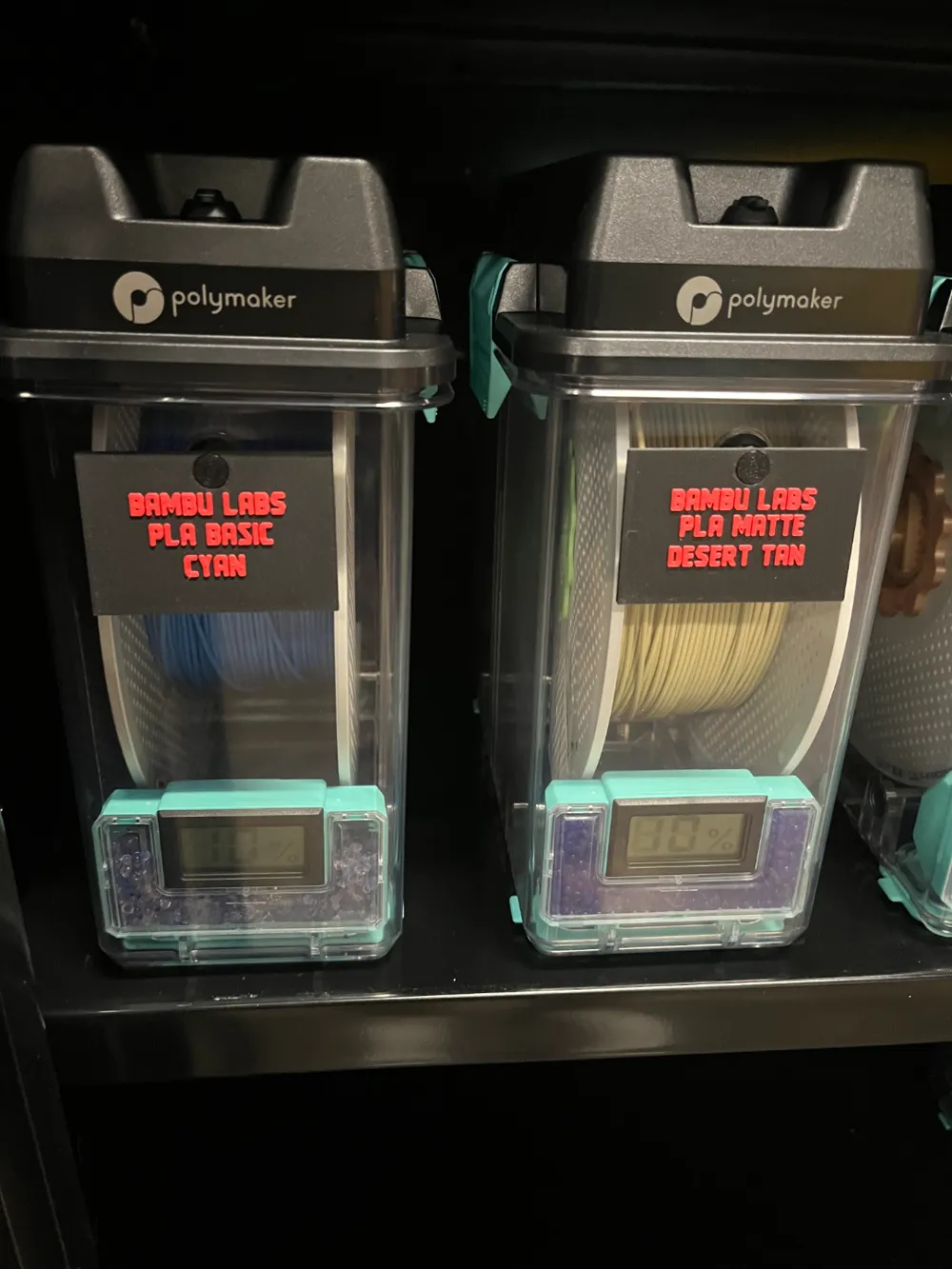 Polymaker PolyDryer Storage Box Filament Labels by Lawn ...