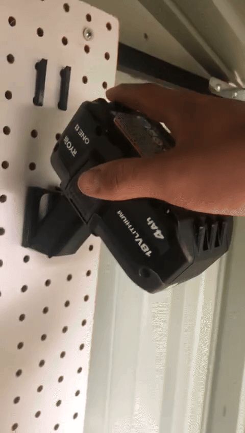 RYOBI hole BATTERRY holder