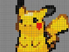Pikachu pixel art