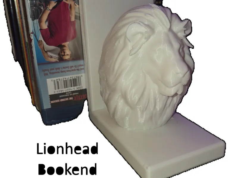 Lionhead Bookend - Strength. Majesty. Stability