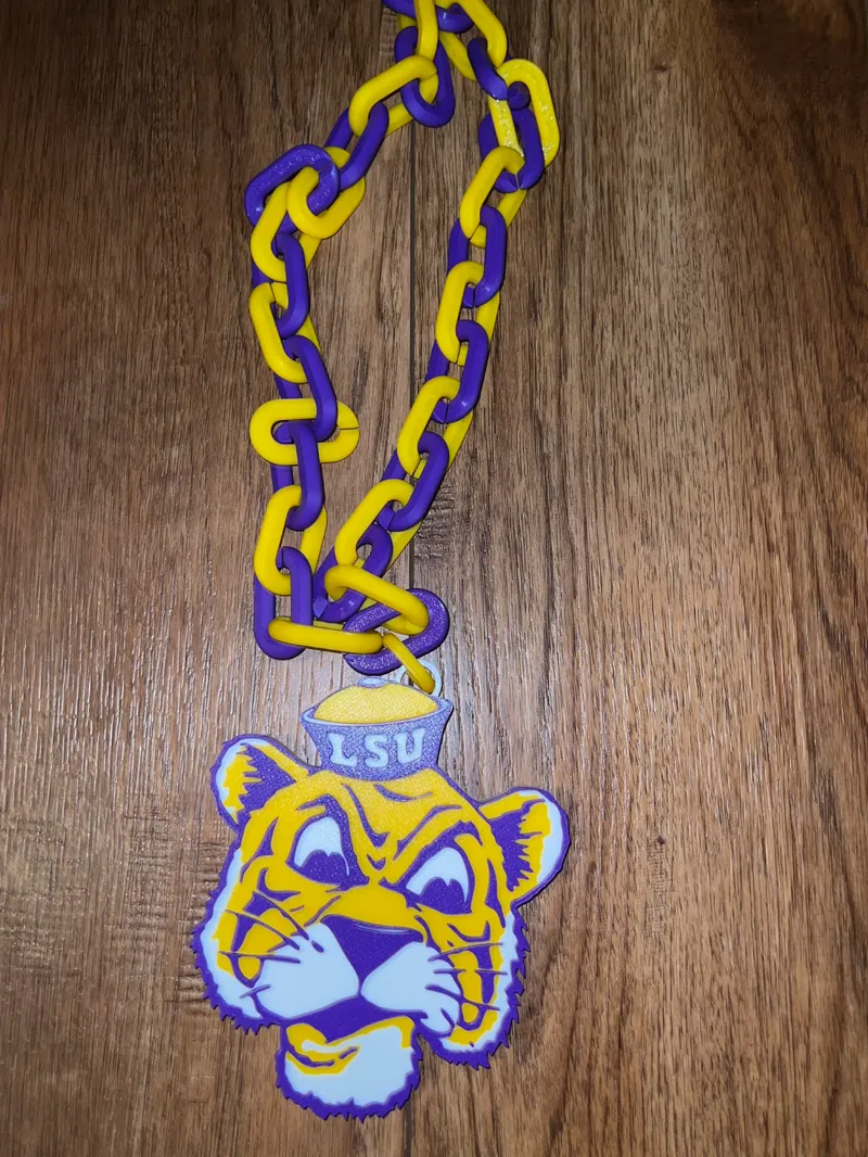 LSU TIGERS CHAIN LOGO