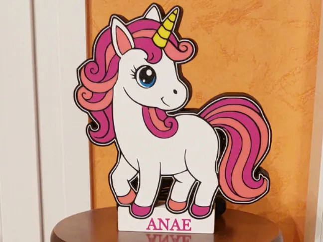 Boite a lumières licorne