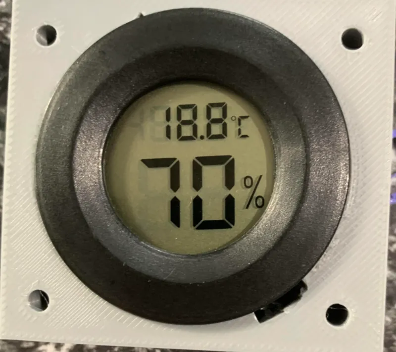 hygrometer Holder for Ikea box