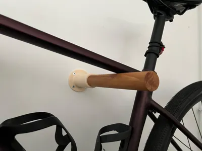 Wall mount for bicycle