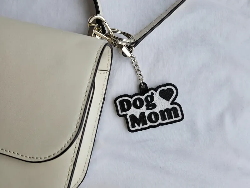 Dog Mom Keychain
