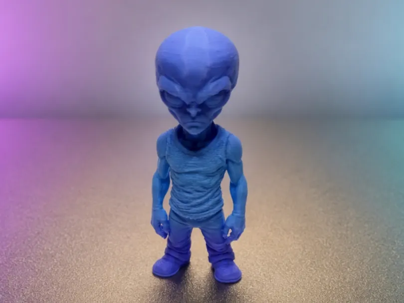 Alien Chibi "Nox" Sinister Sci-Fi Figure - Free 3D Print Model - MakerWorld