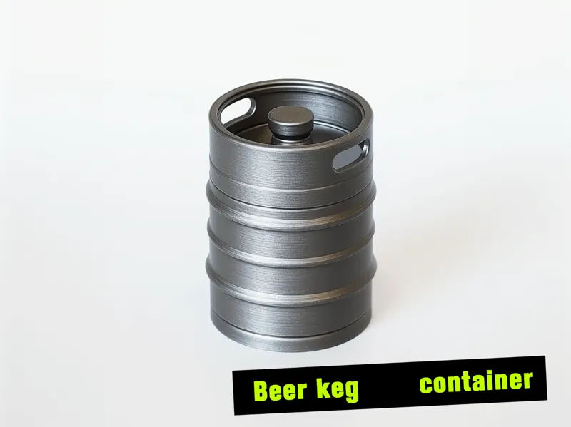Beer Keg screw lid container