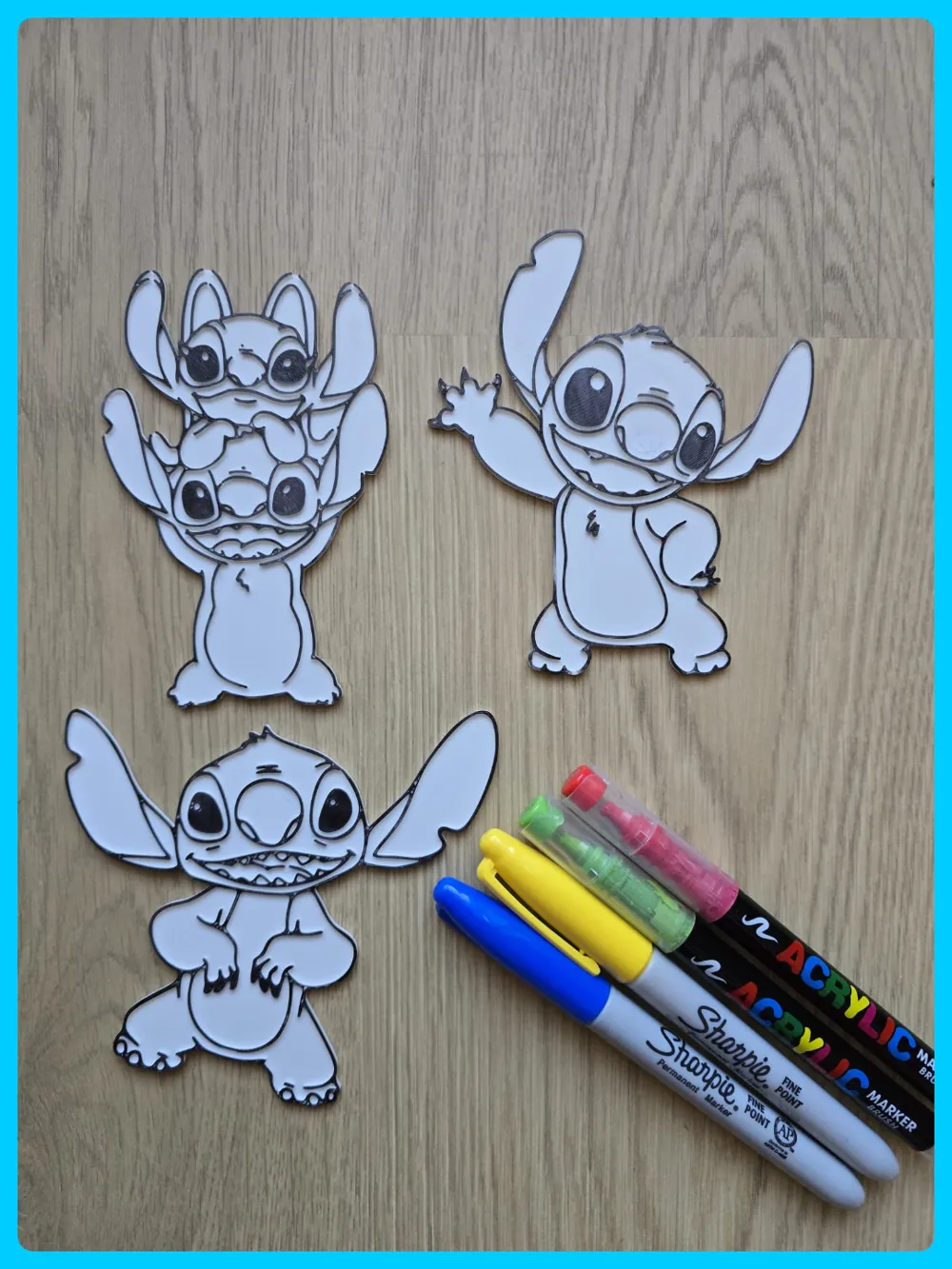 Cute Stitch Angel Diy Color No Ams Craft Fun Gift - Free 3D Print Model ...