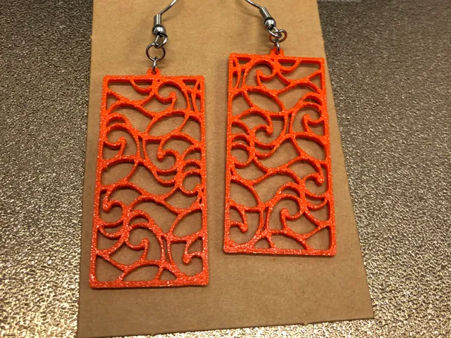 Ornament earrings, no AMS, 0.4 mm nozzle