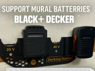 Wall Mount Battery Holder – Black & Decker 20V/40V