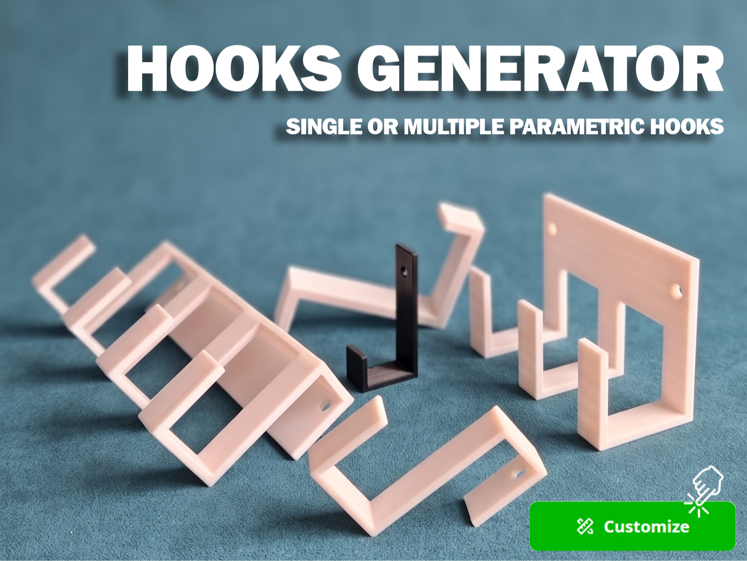Hooks Generator (Customizable Parametric)