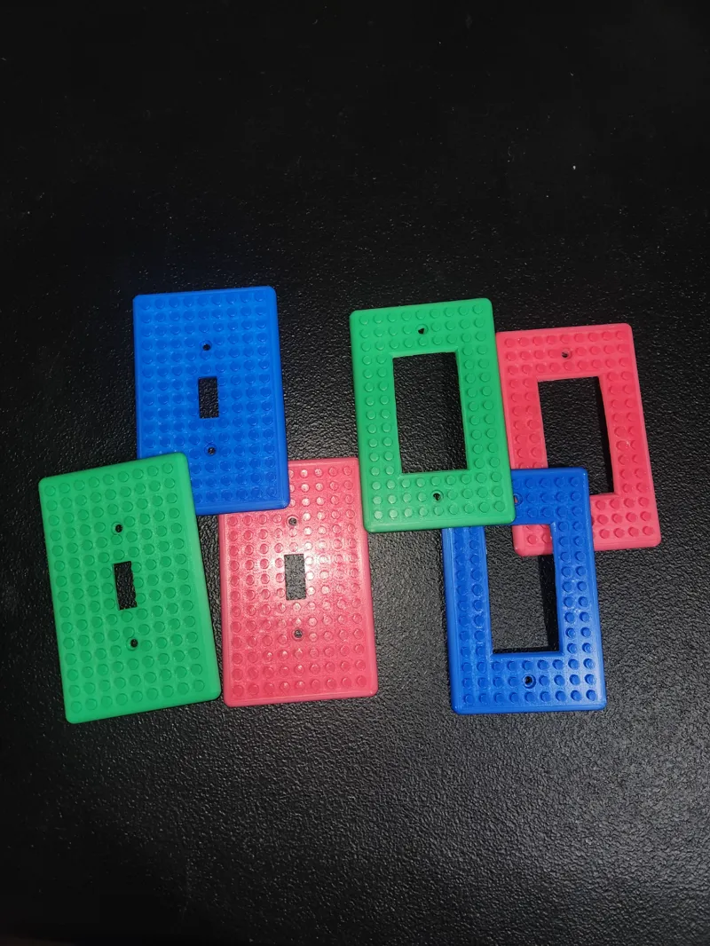 Brick Building Block - Light Switch Plates