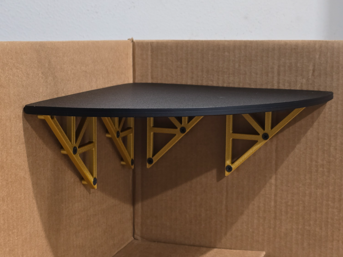 Wall Mount Corner Shelf (Large, 9-3/4" X 9-3/4")
