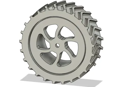Wheel with tire