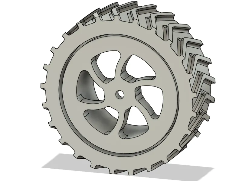 Roue avec pneu