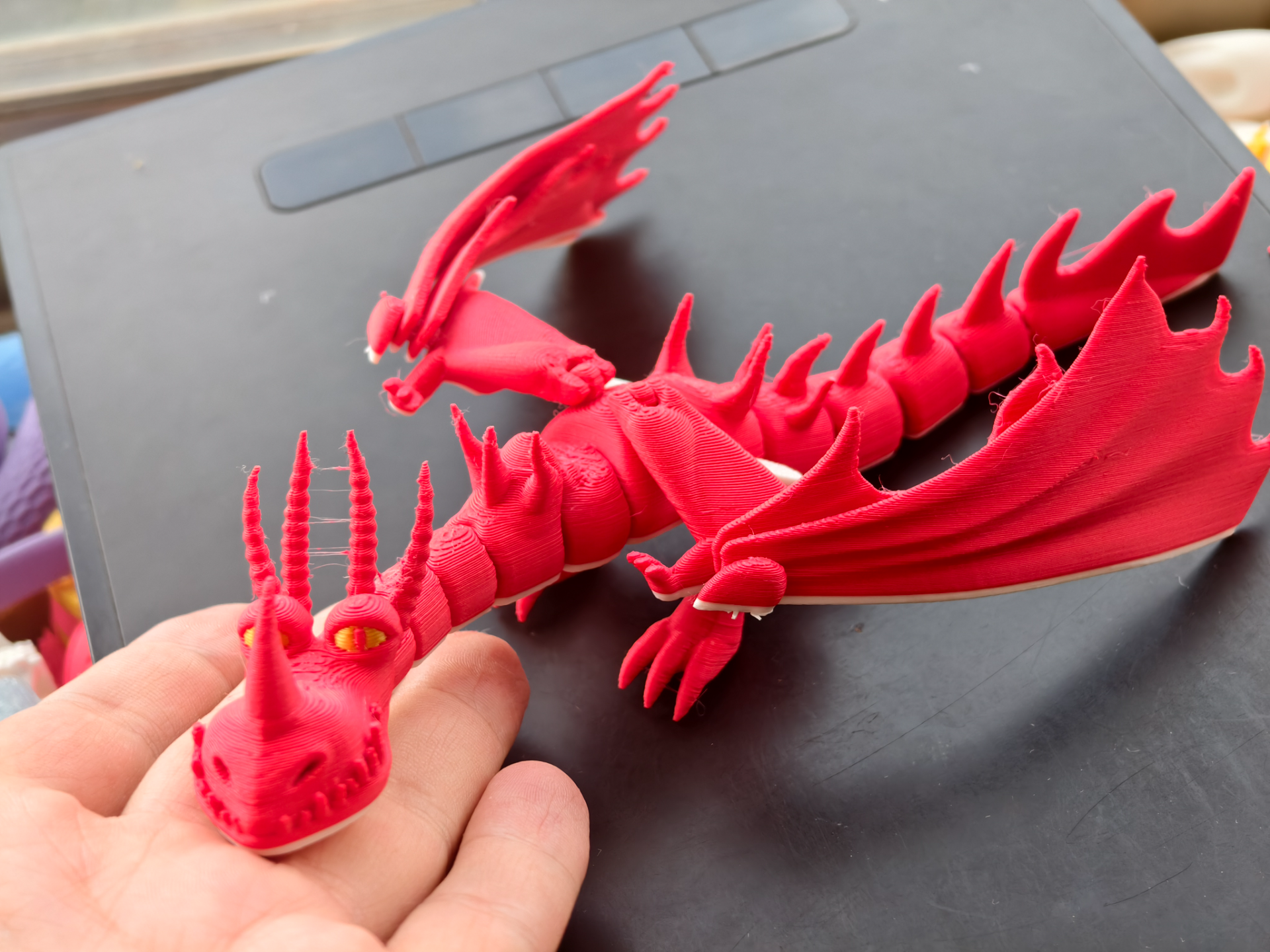 Miniatura 2 do modelo 3D 驯龙高手，钩牙，烈焰狂魔，无需支撑mini可打