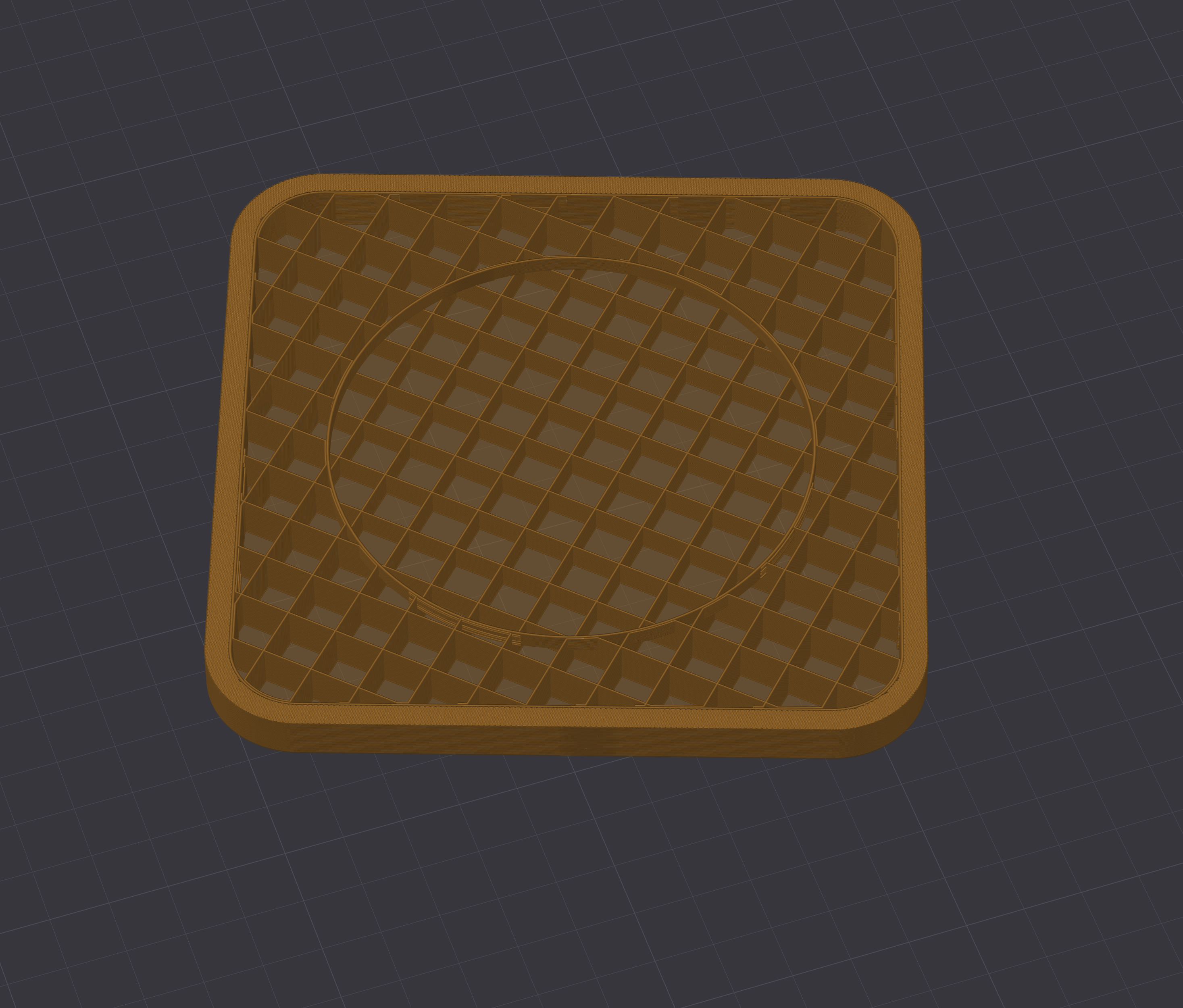 Miniatura 2 do modelo 3D 网格杯垫