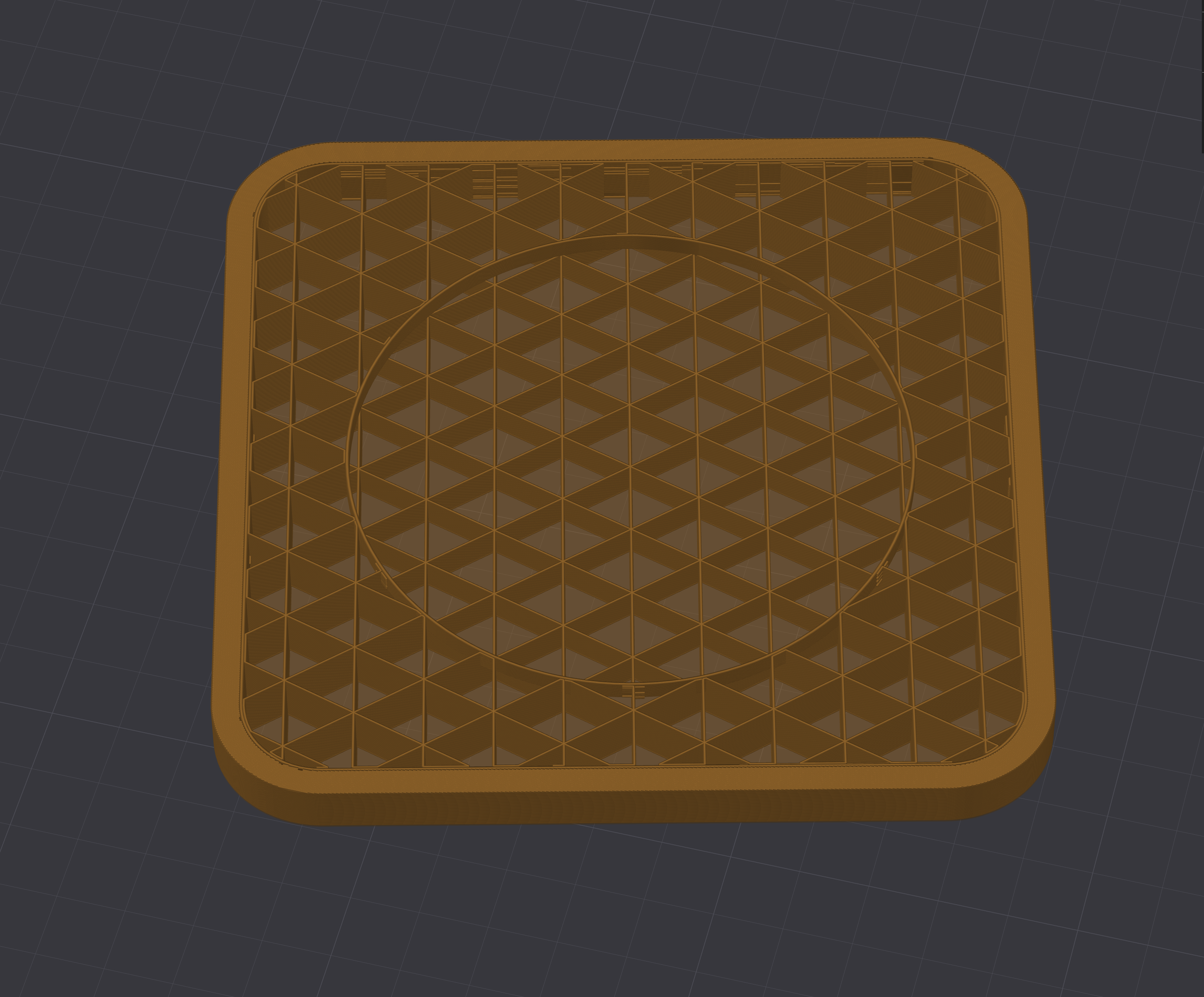 Miniatura 4 do modelo 3D 网格杯垫