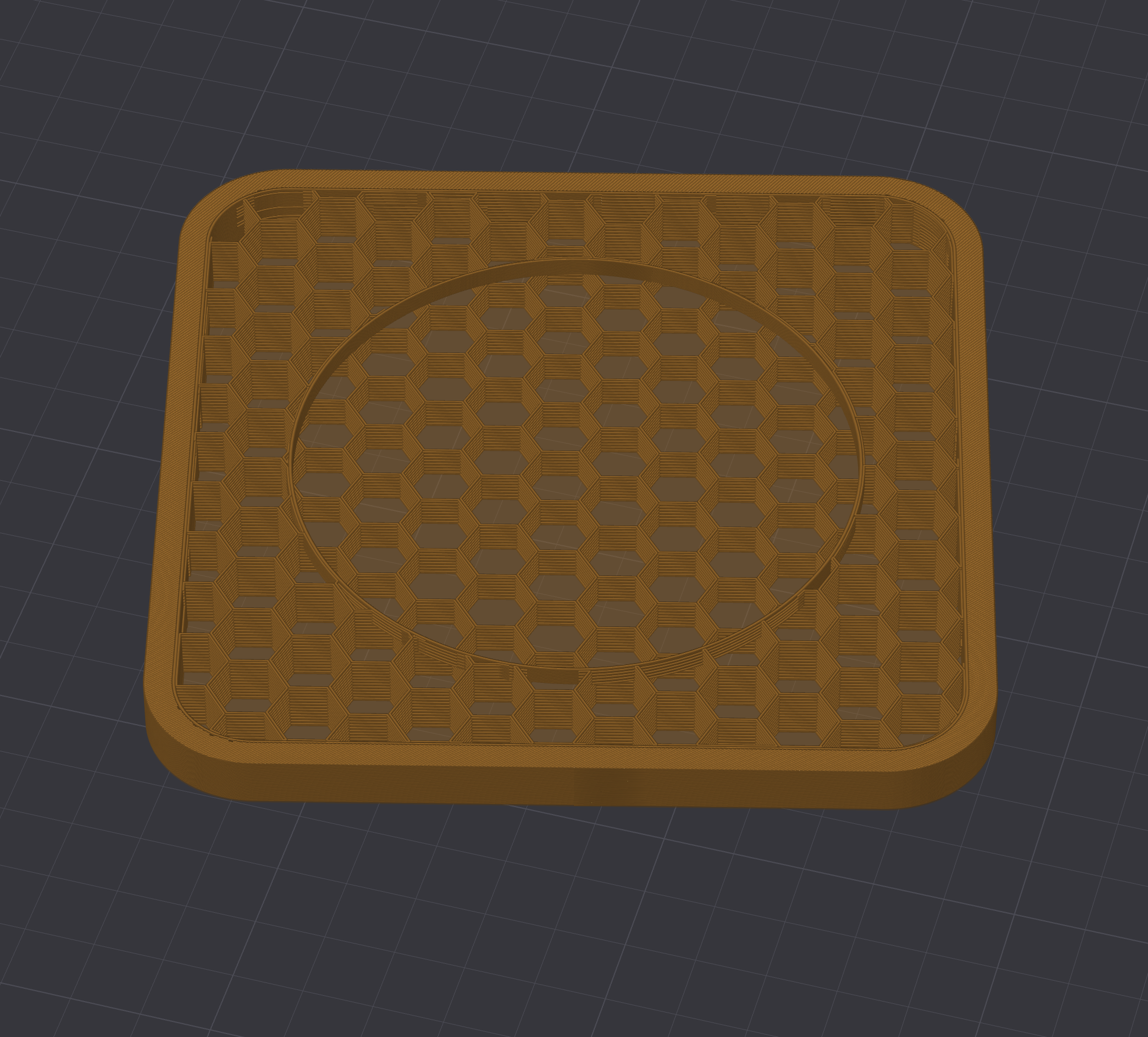 Miniatura 5 do modelo 3D 网格杯垫