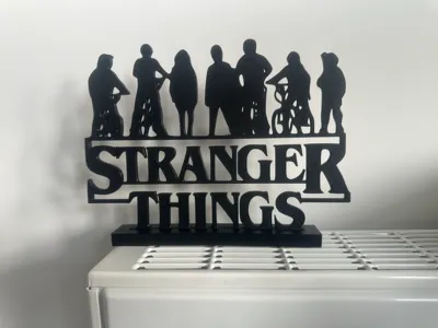 Stranger Things – Silhouette décorative en 2D