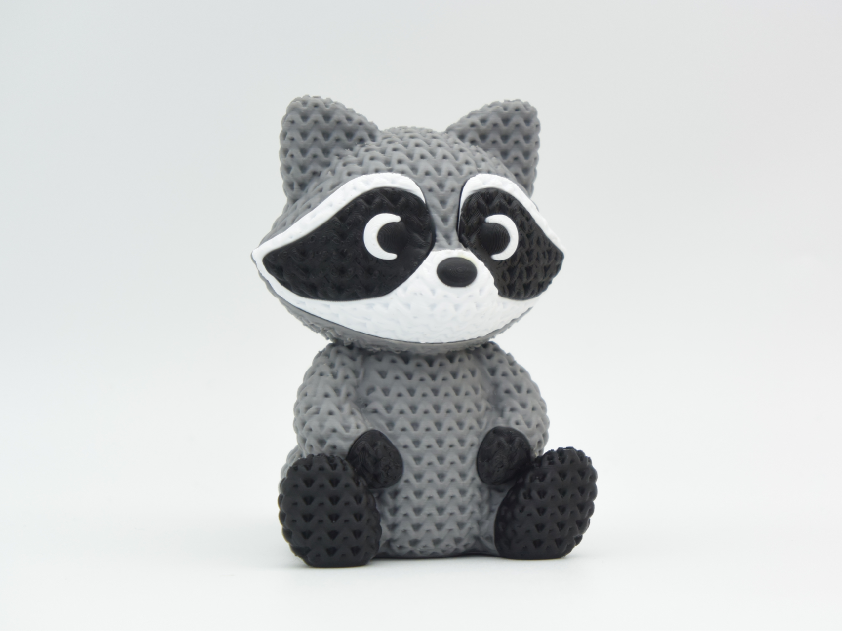 Knitted Raccoon