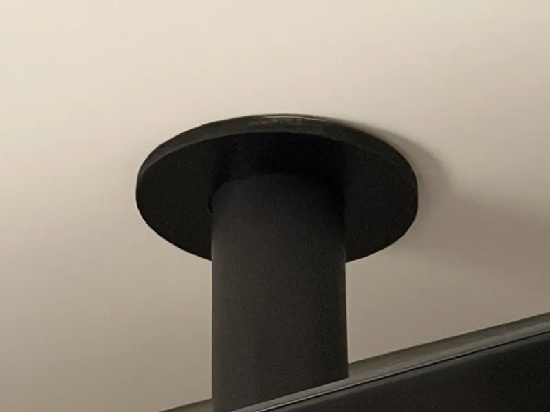 Acabamento para Suporte de TV no Teto