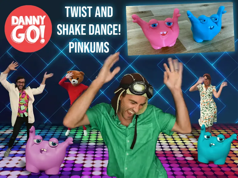 Danny Go! Twist and Shake Dance - Pinkums