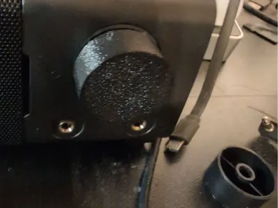 Redragon GS550 gaming speakers, upgraded knob