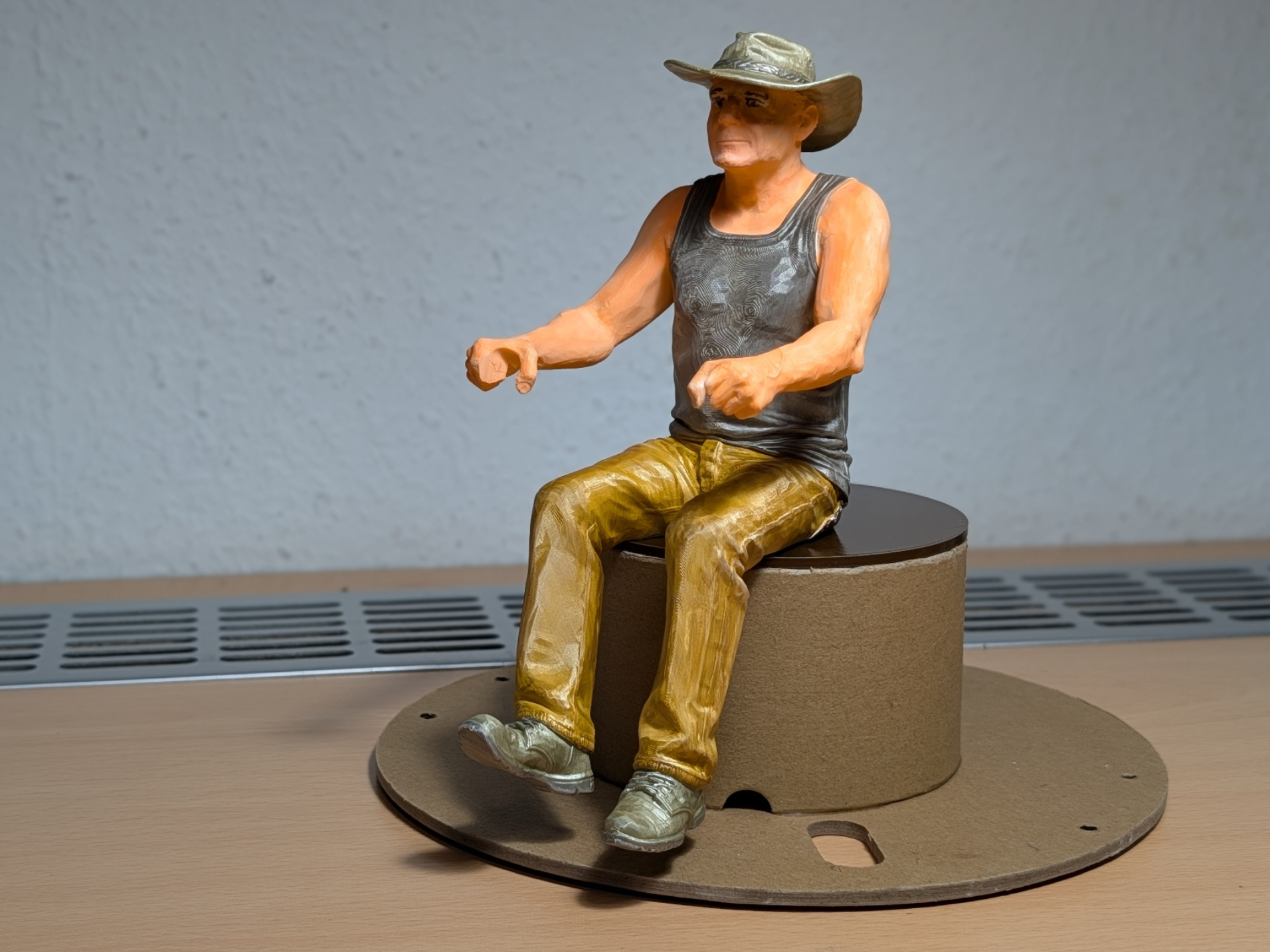 MOG Cowboy Driver - Custom Figure for Unimog U5023