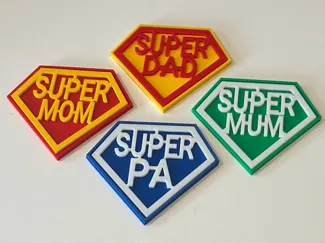 Fathers Day Mothers Day Diamond Badge