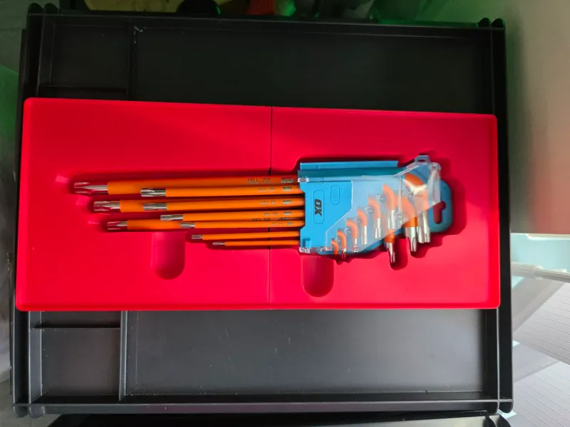 Gridfinity Ox Allen Key & Hex Key Holder
