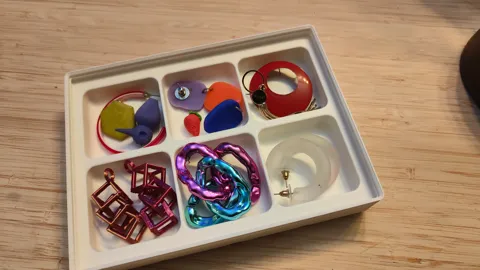 gridfinity special earrings storage bins view 4